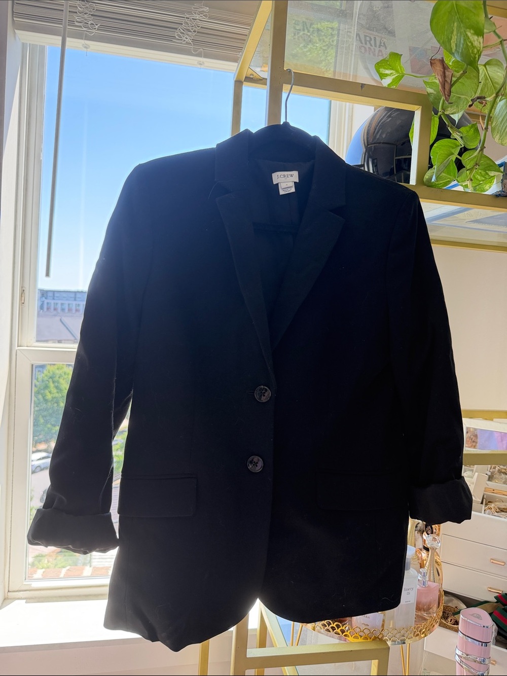 J. Crew Black Women's Two-Button Blazer